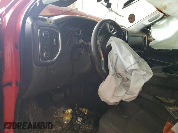 2021 Chevrolet Silverado 1500 LT z VIN 1GCPYJEK6MZ442645, wystawiony jako Copart lot #54268945 z przebiegiem Nie podano mil oraz Szkoda całkowita • Salvage title. Historia ofert i sprzedaży dostępna na DreamBid. Obrazek 8.