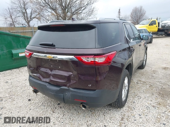 2018 Chevrolet Traverse LT Cloth z VIN 1GNERGKW2JJ282845, wystawiony jako IAAI lot #41990694 z przebiegiem 101 659 mil mil oraz . Historia ofert i sprzedaży dostępna na DreamBid. Obrazek 4.