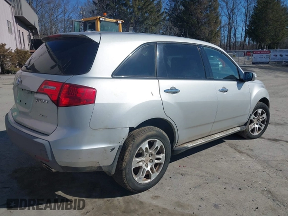 2009 Acura MDX Tech Pkg with VIN 2HNYD28669H527717, listed as a IAAI auction lot 41683905 with 158,529 mi miles. Bid and sale history available at carsss.com. Image 4.