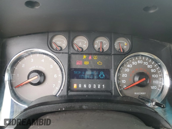 2009 Ford F-150 XL with VIN 1FTRW12849FA64308, listed as a Copart auction lot 50622195 with 177,088 mi miles and Non Repairable. Bid and sale history available at carsss.com. Image 9.