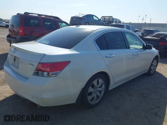 2009 Honda Accord EX-L with VIN 1HGCP36889A049401, listed as a IAAI auction lot 41241557 with 123,990 mi miles and . Bid and sale history available at DreamBid. Image 4.
