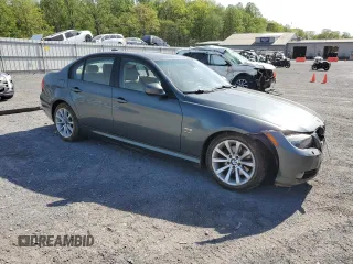 2011 BMW 3 Series 328i xDrive with VIN WBAPK5C56BA657263, listed as a Copart auction lot 55176965 with Not Provided miles and Salvage Title. Bid and sale history available at DreamBid. Image 4.