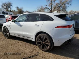 2019 Jaguar F-Pace S with VIN SADCM2FV6KA355093, listed as a Copart auction lot 81823914 with 46,984 mi miles and Salvage Title. Bid and sale history available at DreamBid. Image 2.