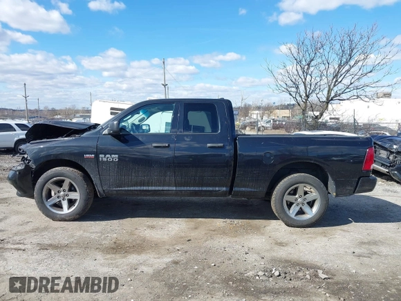 2017 Ram 1500 Express with VIN 1C6RR7FTXHS689639, listed as a IAAI auction lot 41687001 with 152,776 mi miles. Bid and sale history available at carsss.com. Image 14.