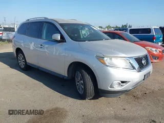 2013 Nissan Pathfinder SL with VIN 5N1AR2MM7DC681566, listed as a IAAI auction lot 42597628 with 130,095 mi miles and . Bid and sale history available at DreamBid. Image 1.