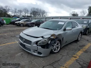 2014 Nissan Maxima 3.5 S with VIN 1N4AA5AP3EC463238, listed as a IAAI auction lot 41247859 with 1 mi miles. Bid and sale history available at carsss.com. Image 2.