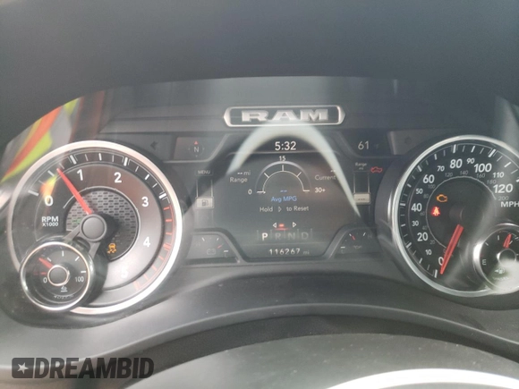 2021 Ram 2500 Big Horn z VIN 3C6UR5DL9MG511028, wystawiony jako Copart lot #58717345 z przebiegiem 116 267 mil mil oraz Tytuł czysty. Historia ofert i sprzedaży dostępna na DreamBid. Obrazek 9.