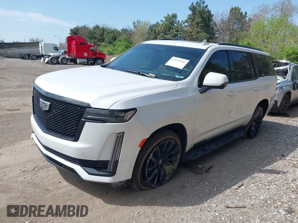 2023 Cadillac Escalade 4WD Sport z VIN 1GYS4EKL9PR394714, wystawiony jako IAAI lot #42074356 z przebiegiem 48 404 mil mil oraz . Historia ofert i sprzedaży dostępna na DreamBid. Obrazek 2.
