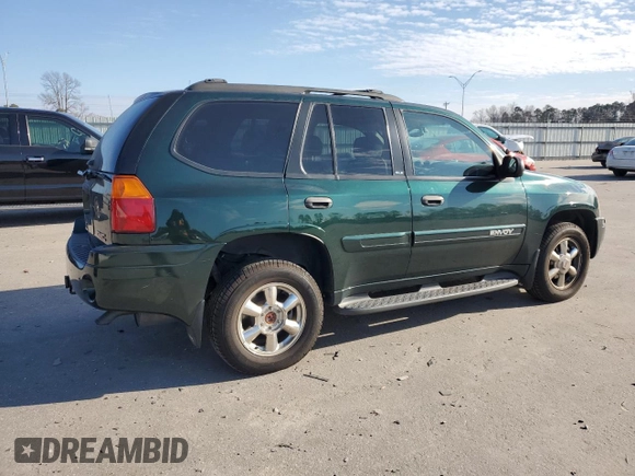 2002 GMC Envoy SLT with VIN 1GKDS13S022298186, listed as a Copart auction lot 87639455 with 50,050 mi miles and Salvage Title. Bid and sale history available at carsss.com. Image 3.