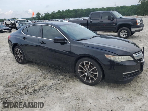 2015 Acura TLX Advance z VIN 19UUB2F78FA022599, wystawiony jako Copart lot #54775725 z przebiegiem 124 642 mil mil oraz Szkoda całkowita • Salvage title. Historia ofert i sprzedaży dostępna na DreamBid. Obrazek 4.