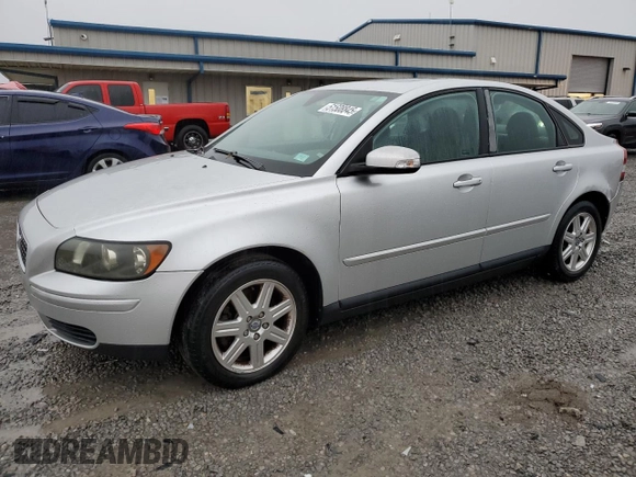 2007 Volvo S40 2.4L with VIN YV1MS390472269580, listed as a Copart auction lot 51508845 with 180,556 mi miles and Salvage Title. Bid and sale history available at carsss.com. Image 1.