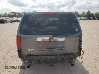 2012 Honda Pilot EX-L with VIN 5FNYF3H68CB034298, listed as a Copart auction lot 53504215 with 160,352 mi miles and Salvage title. Bid and sale history available at DreamBid. Image 6.