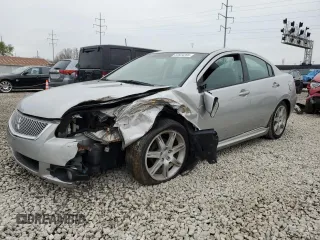 2010 Mitsubishi Galant ES with VIN 4A32B3FF7AE012907, listed as a Copart auction lot 52824205 with 0 mi miles and Salvage Title. Bid and sale history available at carsss.com. Image 1.