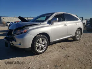 2012 Lexus RX 450h with VIN JTJZB1BA0C2407383, listed as a Copart auction lot 80558294 with 105,944 mi miles and Salvage title. Bid and sale history available at DreamBid. Image 1.