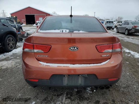 2011 Kia Forte Koup SX with VIN KNAFW6A3XB5415592, listed as a Copart auction lot 83451854 with 293598 miles and Clean Title. Bid and sale history available at carsss.com. Image 6.