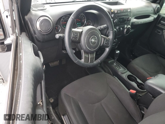 2017 Jeep Wrangler Sport with VIN 1C4AJWAG1HL618454, listed as a Copart auction lot 50206695 with 90,324 mi miles and Salvage Title. Bid and sale history available at DreamBid. Image 8.