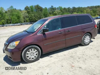 2010 Honda Odyssey LX z VIN 5FNRL3H25AB004652, wystawiony jako Copart lot #54923025 z przebiegiem 335 312 mil mil oraz Szkoda całkowita • Salvage title. Historia ofert i sprzedaży dostępna na DreamBid. Obrazek 1.