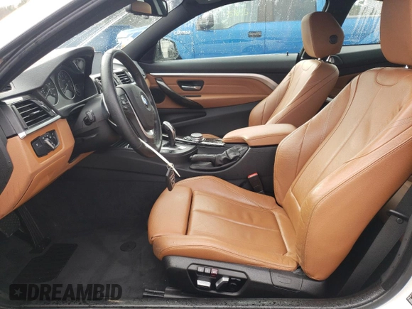 2017 BMW 4 Series 430i with VIN WBA4R7C58HK895564, listed as a Copart auction lot 45273535 with 67,374 mi miles and Salvage Title. Bid and sale history available at DreamBid. Image 7.