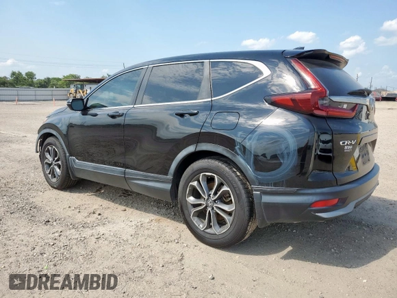 2020 Honda CR-V EX with VIN 5J6RW1H55LA019616, listed as a Copart auction lot 58242425 with 100,787 mi miles and Salvage title. Bid and sale history available at DreamBid. Image 2.