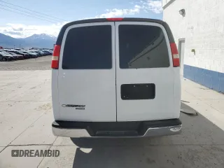 2013 Chevrolet Express Cargo Van with VIN 1GCSGAFX0D1135297, listed as a Copart auction lot 53786215 with 306,270 mi miles and Clean Title. Bid and sale history available at carsss.com. Image 6.