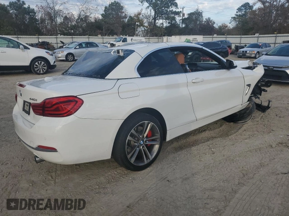 2018 BMW 4 Series 440i with VIN WBA4Z5C53JEA32814, listed as a Copart auction lot 82562324 with 115,229 mi miles and Salvage title. Bid and sale history available at DreamBid. Image 3.