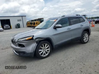 2014 Jeep Cherokee Limited with VIN 1C4PJLDS5EW204516, listed as a Copart auction lot 62329445 with 127,042 mi miles and Salvage title. Bid and sale history available at DreamBid. Image 1.