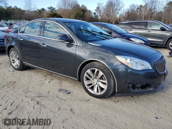 2016 Buick Regal with VIN 2G4GL5EX0G9169892, listed as a Copart auction lot 82002154 with 91,263 mi miles and Salvage Title. Bid and sale history available at DreamBid. Image 4.