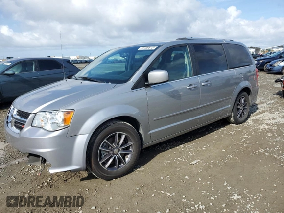 2017 Dodge Grand Caravan SXT with VIN 2C4RDGCG3HR861235, listed as a Copart auction lot 51499975 with 86,928 mi miles and Salvage Title. Bid and sale history available at DreamBid. Image 1.
