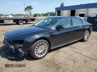2016 Audi A8 3.0T with VIN WAU34AFD9GN012305, listed as a Copart auction lot 65394035 with 107,626 mi miles and Clean title. Bid and sale history available at DreamBid. Image 1.