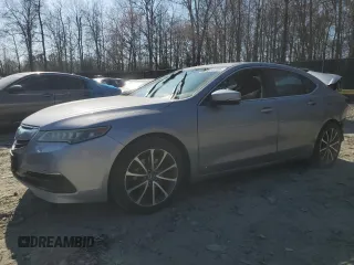 2015 Acura TLX V6 with VIN 19UUB2F32FA017038, listed as a Copart auction lot 48926725 with 182,164 mi miles and Salvage Title. Bid and sale history available at carsss.com. Image 1.