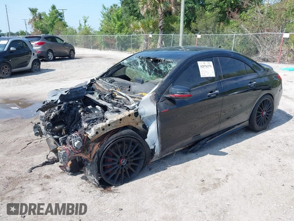 2015 Mercedes-Benz CLA 45 AMG with VIN WDDSJ5CB8FN214882, listed as a IAAI auction lot 42076375 with Not provided miles and . Bid and sale history available at DreamBid. Image 2.