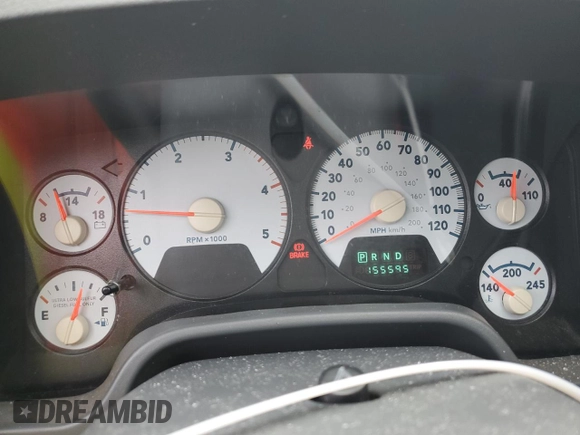2007 Dodge Ram 2500 SLT with VIN 3D7KS28AX7G811974, listed as a Copart auction lot 45987265 with 155,595 mi miles and Salvage Title. Bid and sale history available at carsss.com. Image 9.