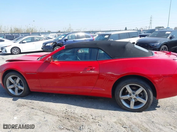 2012 Chevrolet Camaro 2LT with VIN 2G1FC3D30C9113246, listed as a IAAI auction lot 41544096 with 208,583 mi miles. Bid and sale history available at carsss.com. Image 14.