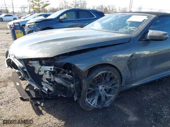 2020 BMW M8 with VIN WBSDZ0C06LBM09446, listed as a IAAI auction lot 41512994 with 25,745 mi miles. Bid and sale history available at carsss.com. Image 6.