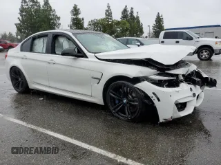 2018 BMW M3 with VIN WBS8M9C58J5J78822, listed as a Copart auction lot 39717984 with 73,682 mi miles. Bid and sale history available at carsss.com. Image 4.