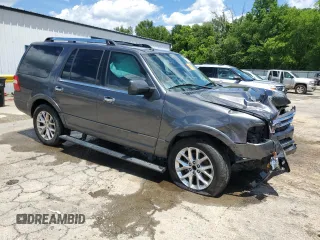 2017 Ford Expedition Limited с VIN 1FMJU1KT6HEA32175, выставлен на аукционе Copart как лот 56125555 с пробегом Не указан миль и Списание • Salvage title. История ставок и продаж доступна на DreamBid. Изображение 4.