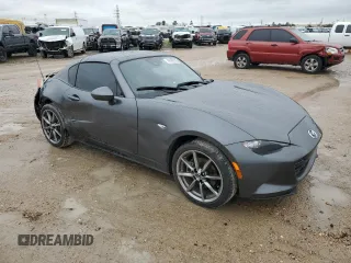 2022 Mazda MX-5 Miata Grand Touring z VIN JM1NDAM77N0508223, wystawiony jako Copart lot #45169125 z przebiegiem 8 913 mil mil oraz Szkoda całkowita • Salvage title. Historia ofert i sprzedaży dostępna na DreamBid. Obrazek 4.