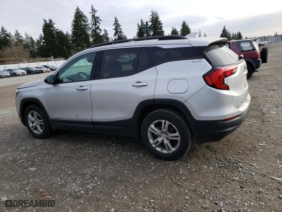 2019 GMC Terrain SLE with VIN 3GKALMEV6KL250523, listed as a Copart auction lot 47134835 with 56,153 mi miles and Salvage Title. Bid and sale history available at carsss.com. Image 2.