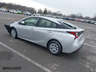 2022 Toyota Prius L Eco with VIN JTDKAMFU5N3189161, listed as a IAAI auction lot 41666463 with 41,398 mi miles. Bid and sale history available at carsss.com. Image 3.