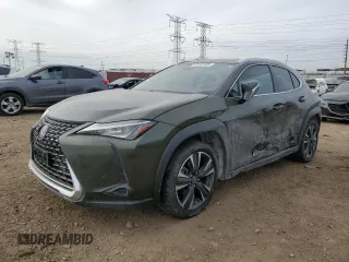 2020 Lexus UX with VIN JTHP9JBH4L2026847, listed as a Copart auction lot 42761405 with 27,402 mi miles and Salvage Title. Bid and sale history available at carsss.com. Image 1.