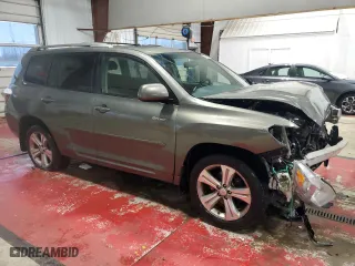 2010 Toyota Highlander Sport with VIN JTEEK3EH6A2152026, listed as a Copart auction lot 85081364 with 112,510 mi miles and Salvage Title. Bid and sale history available at carsss.com. Image 4.