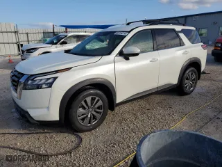 2024 Nissan Pathfinder SV with VIN 5N1DR3BA7RC238160, listed as a Copart auction lot 80734214 with 15,682 mi miles and Non Repairable. Bid and sale history available at carsss.com. Image 1.
