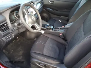 2025 Nissan LEAF SV Plus with VIN 1N4CZ1CV1SC566322, listed as a Copart auction lot 42571785 with 699 mi miles and Salvage Title. Bid and sale history available at carsss.com. Image 7.