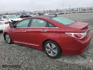 2013 Hyundai Sonata Hybrid with VIN KMHEC4A43DA069556, listed as a Copart auction lot 44653765 with 103,246 mi miles and Salvage Title. Bid and sale history available at carsss.com. Image 2.