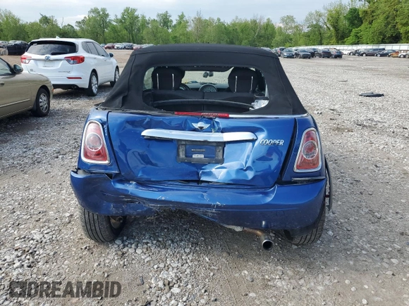 2012 MINI Convertible с VIN WMWZN3C53CT265318, выставлен на аукционе Copart как лот 56195735 с пробегом 120 972 миль миль и Списание • Salvage title. История ставок и продаж доступна на DreamBid. Изображение 6.