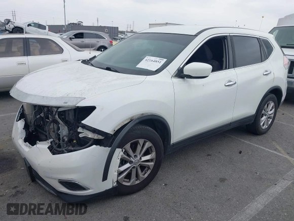 2016 Nissan Rogue S with VIN KNMAT2MT0GP612986, listed as a IAAI auction lot 42164851 with 141,763 mi miles and . Bid and sale history available at DreamBid. Image 17.