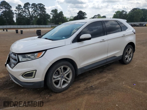2017 Ford Edge Titanium z VIN 2FMPK3K95HBB59849, wystawiony jako Copart lot #54627325 z przebiegiem 136 548 mil mil oraz Szkoda całkowita • Salvage title. Historia ofert i sprzedaży dostępna na DreamBid. Obrazek 1.