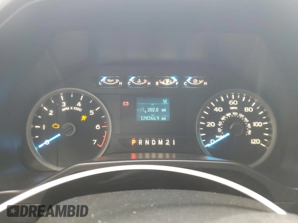 2016 Ford F-150 XLT with VIN 1FTEW1EG7GKD00973, listed as a Copart auction lot 56011785 with 128,344 mi miles and Salvage title. Bid and sale history available at DreamBid. Image 9.