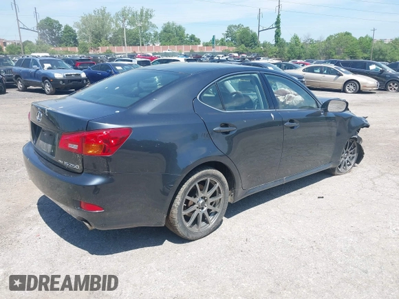 2006 Lexus IS 250 z VIN JTHCK262465007359, wystawiony jako IAAI lot #42234003 z przebiegiem 190 838 mil mil oraz . Historia ofert i sprzedaży dostępna na DreamBid. Obrazek 4.