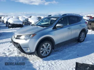 2013 Toyota RAV4 Limited with VIN JTMDFREV5D5003137, listed as a Copart auction lot 45752355 with 145,204 mi miles and Salvage Title. Bid and sale history available at carsss.com. Image 1.